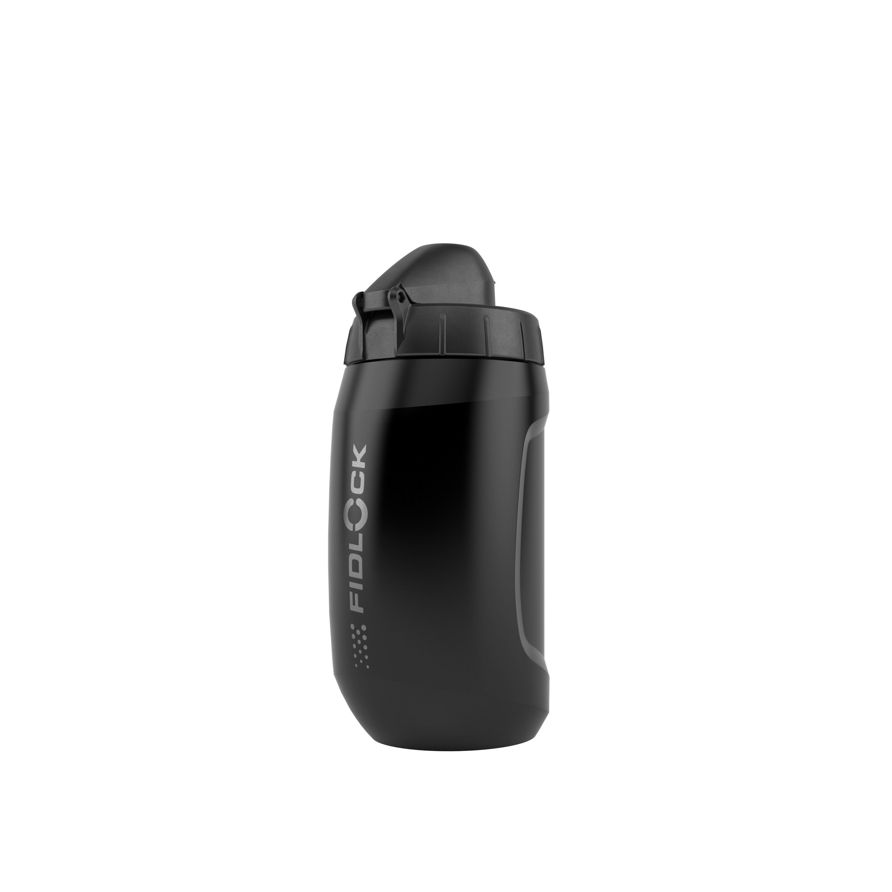 Fidlock TWIST bottle 450 + bike base - solid black, FIDLOCK-logo