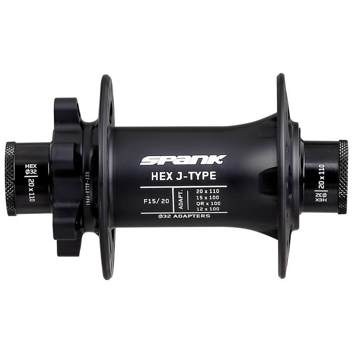 Spank Hex Front Hub 110x15/20 Boost 32H Black