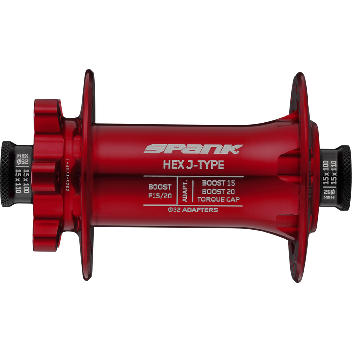 Spank Hex Front Hub 110x15/20 Boost 32H Black