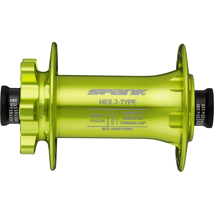 Spank Hex Front Hub 110x15/20 Boost 32H Black