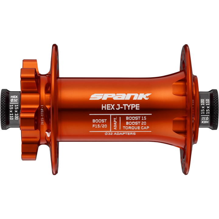 Spank Hex Front Hub 110x15/20 Boost 32H Black