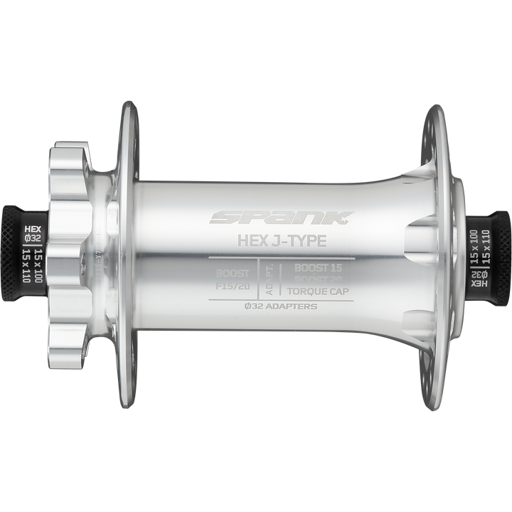 Spank Hex Front Hub 110x15/20 Boost 32H Black