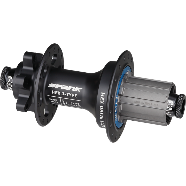 
Spank Hex Drive Rear Hub Boost HG Steel 12x148 32H Black
