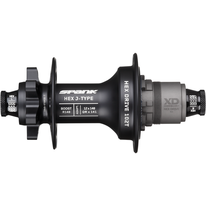 
Spank Hex Drive Rear Hub Boost XD Steel 12x148 32H Black