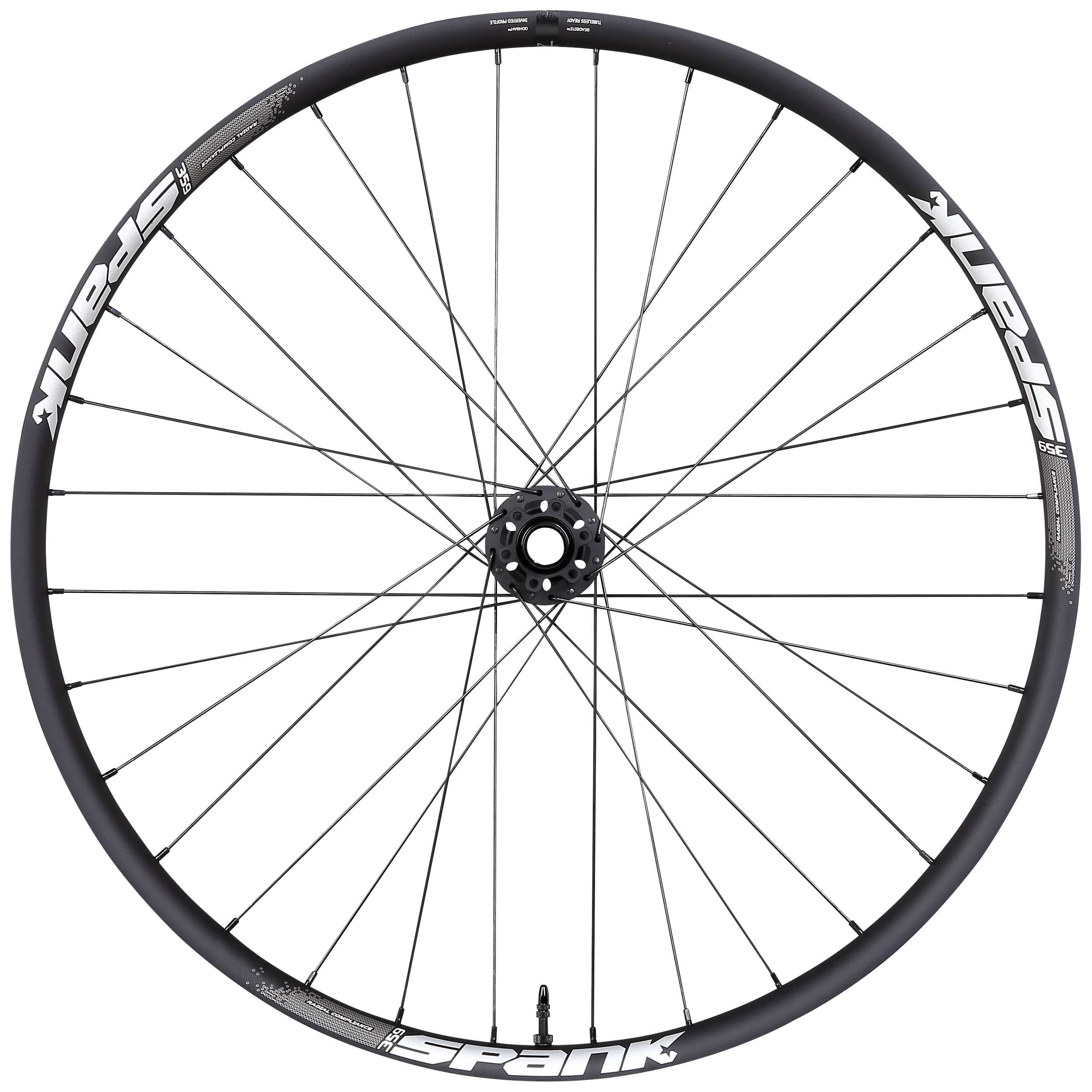 
Spank 359 Vibrocore Rear Wheel 29" 12x148 Boost Hex Hub Blank Black