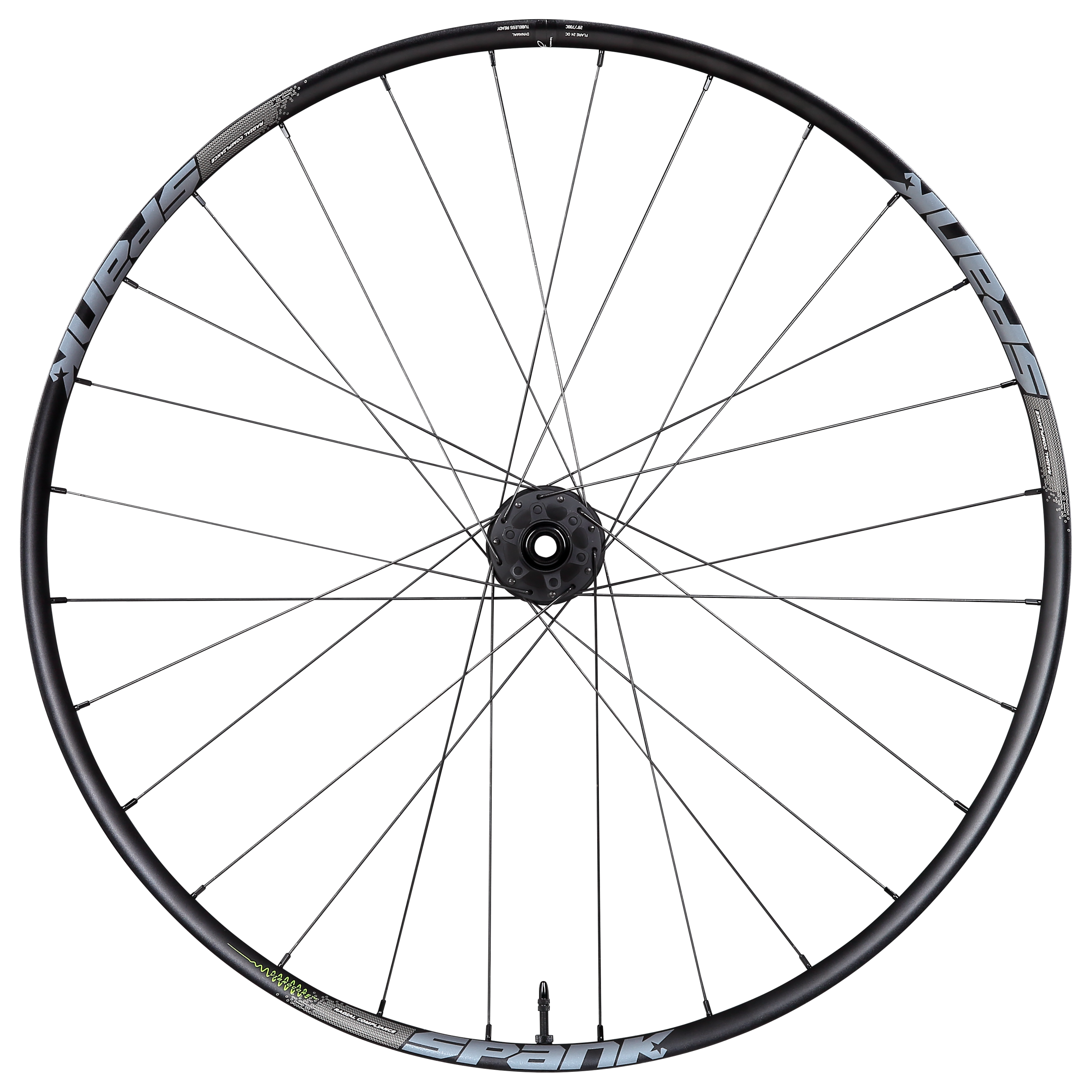
Spank Flare 24 OC Vibrocore Front Wheel 700c/29" 12x100/QR (Hex Hub) Black