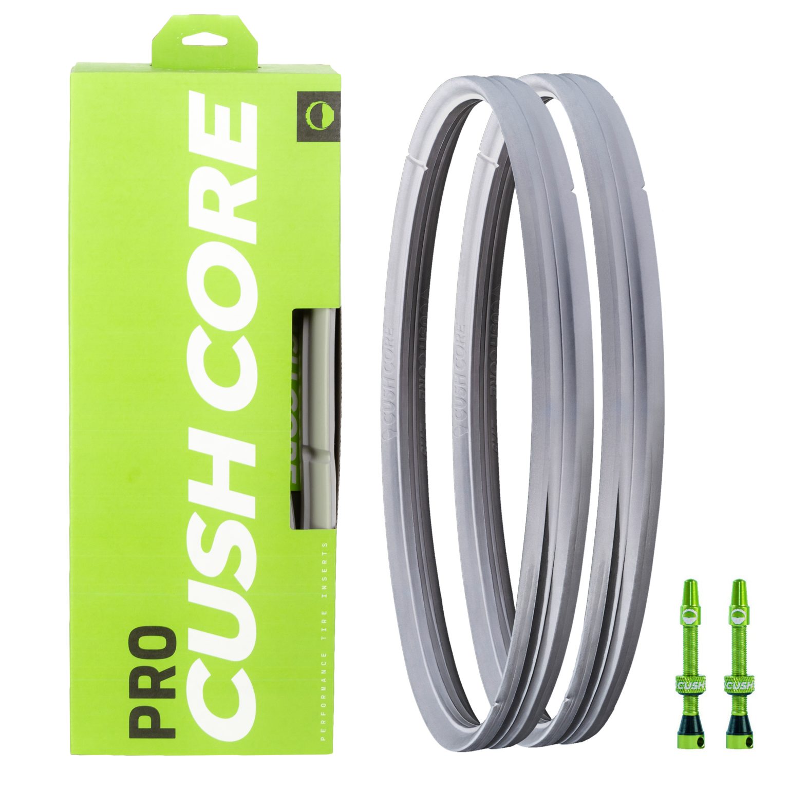 CushCore Pro Tire Inserts Set with Tubeless valves 29"