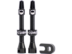 CushCore Tube-Less valve 44mm pair black