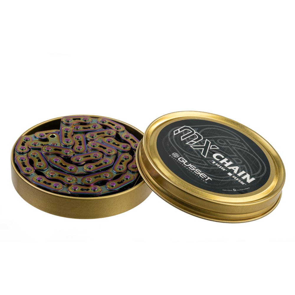 Gusset MX SS Chain 102 Links 1/2x1/8"