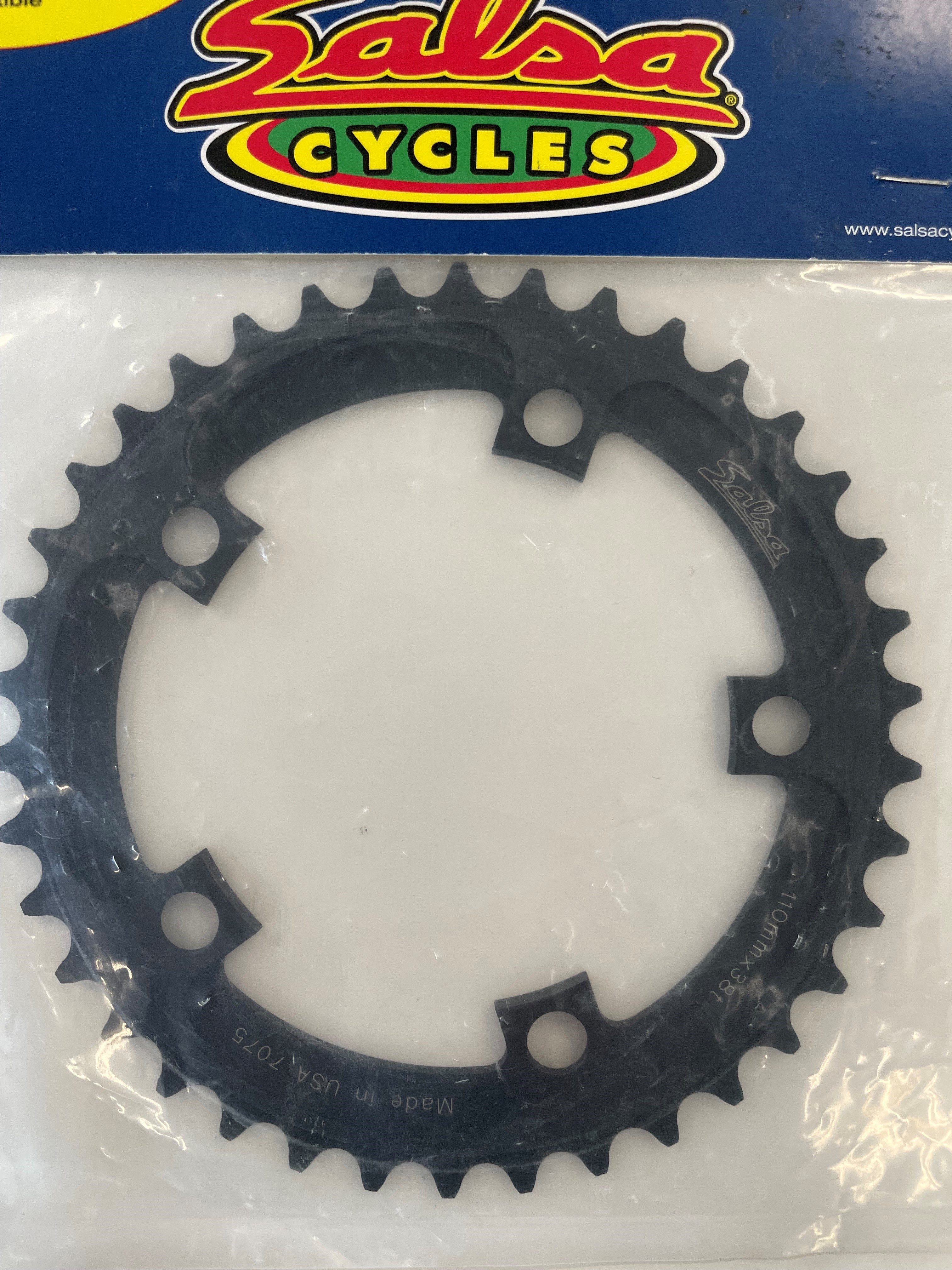 Salsa Chainring SS Alu 5Bolt 110bcd 38T Black