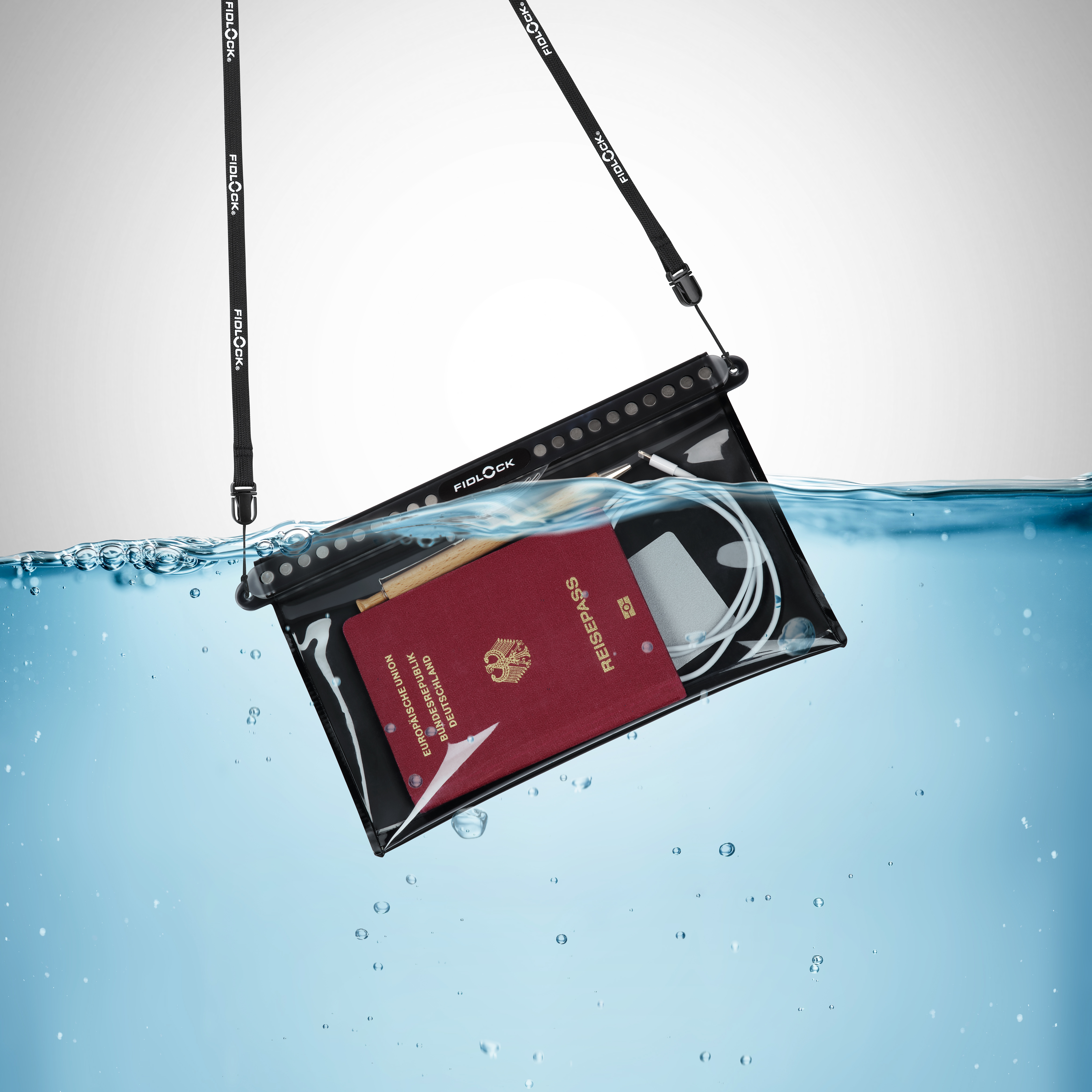 Fidlock HERMETIC DRY BAG MULTI - transparent black