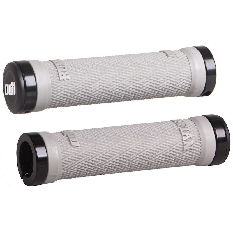 
ODI Ruffian Pro Soft Lock-on 130mm Grey w Black Clamp