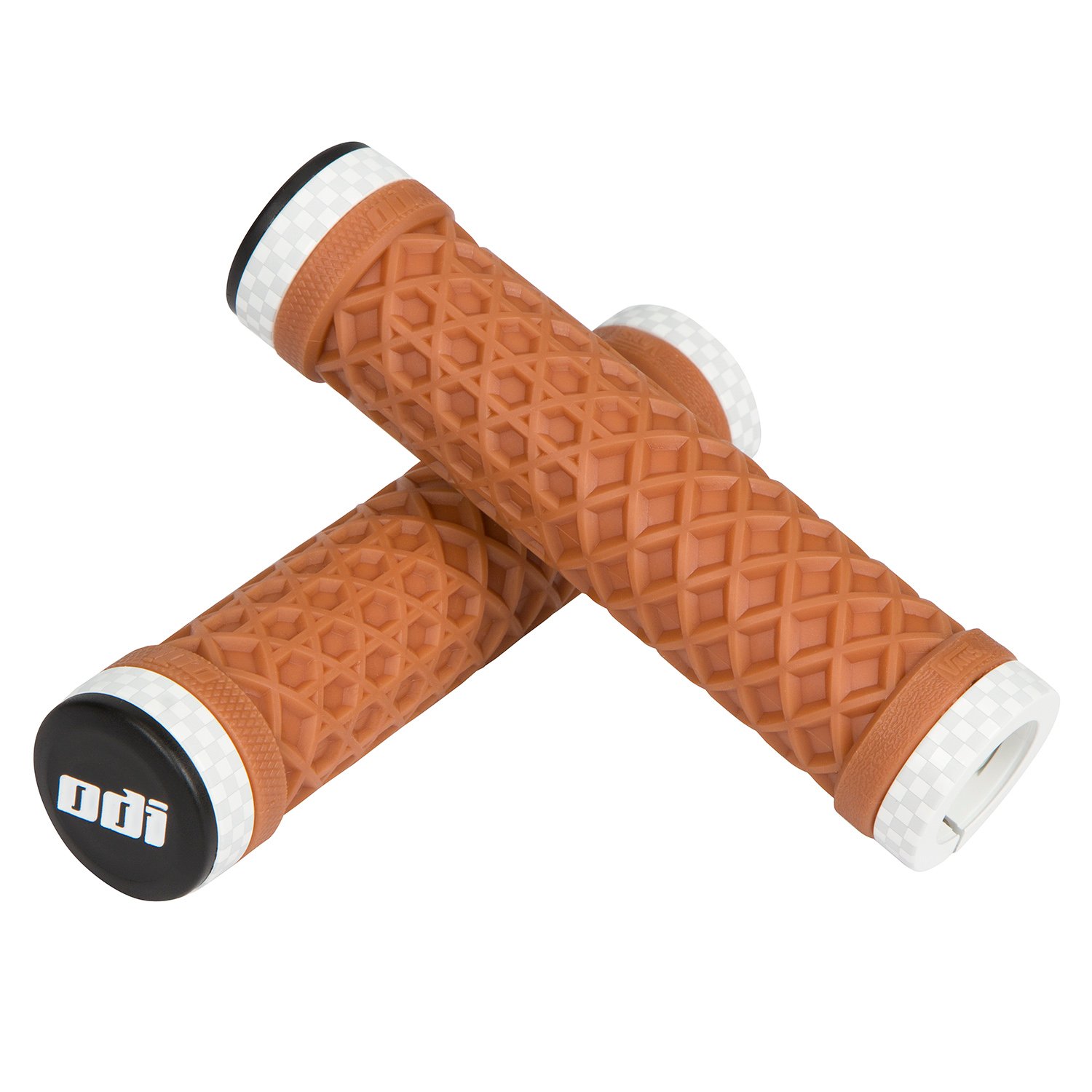 ODI Vans® Lock-On 130mm Limited Edition Gum w Checkerboard White Clamps