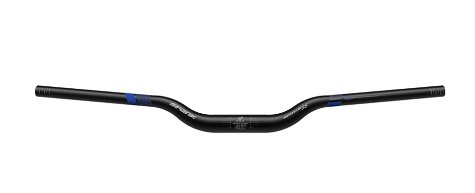 Spank Spike 35 Handlebar Vibrocore 35x820 at 25; 40 or 60mm. rise.