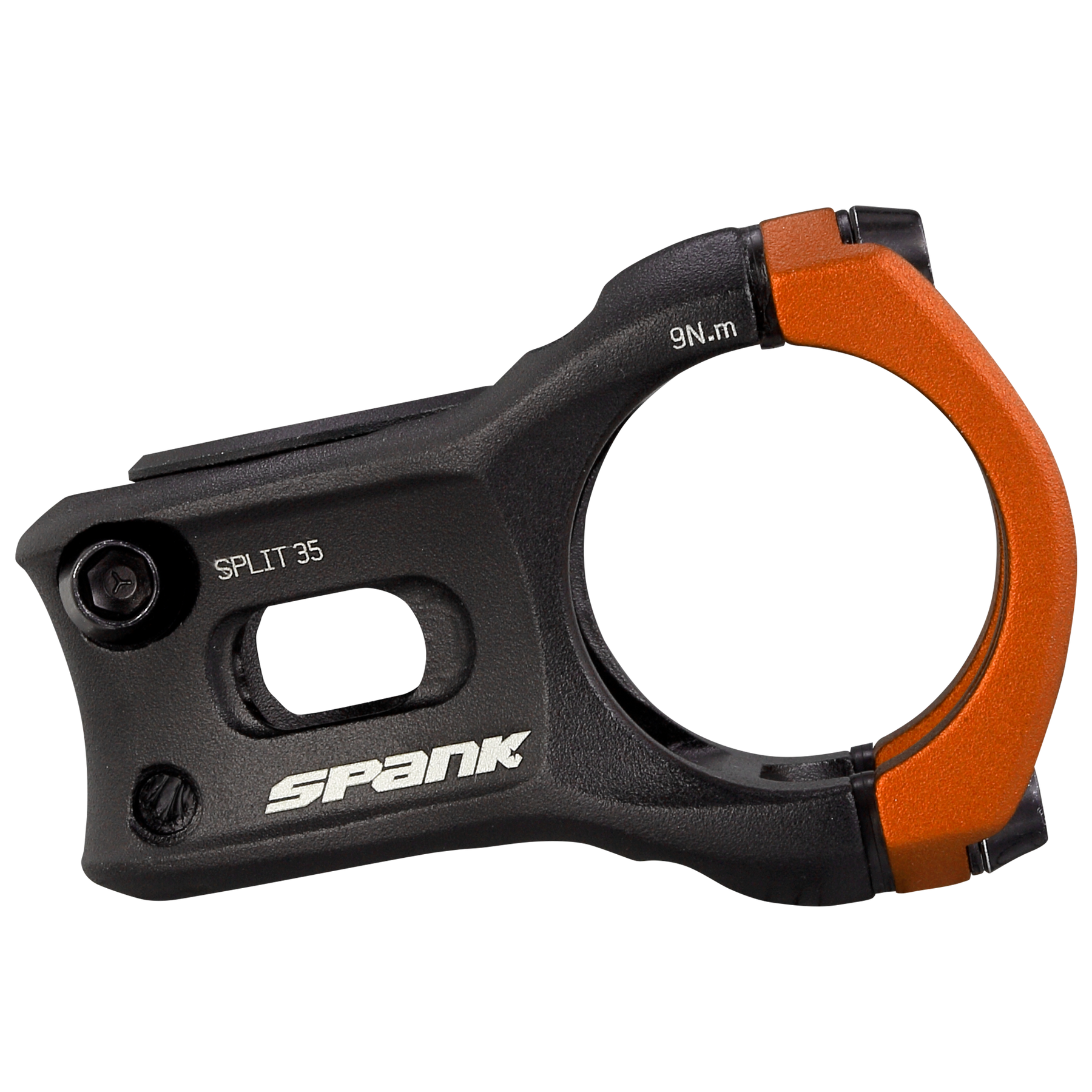 Spank Split 35 Stem - 35mmø - 0 Deg. rice - in 35-40-45 or 50mm. reach.