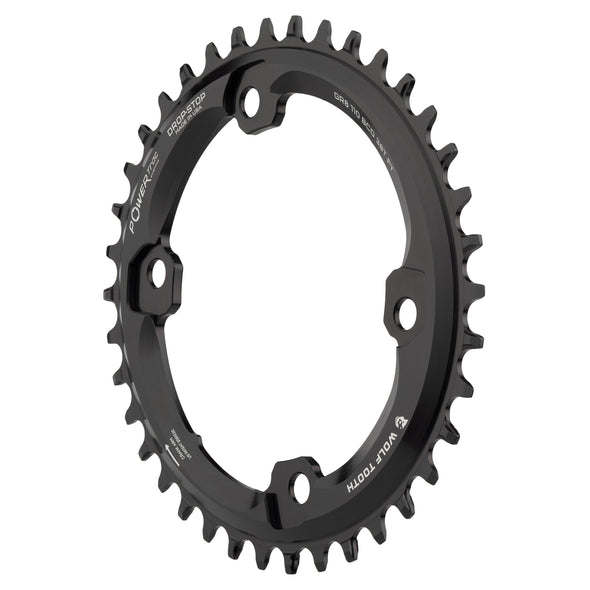 WolfTooth Drop-Stop B Chainring 110bcd Shimano GRX Asymetric Oval