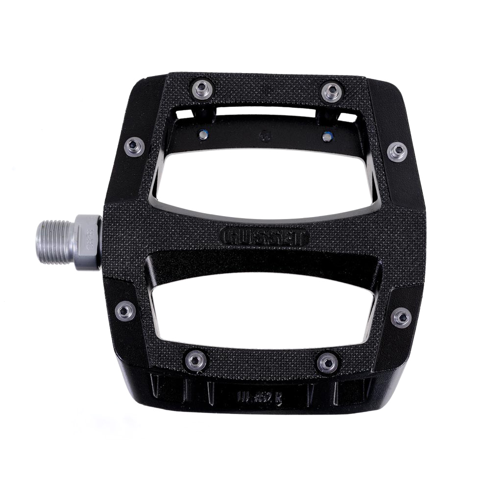 
Gusset Slim Jim Alu Pedals Loose ball Bearings Black