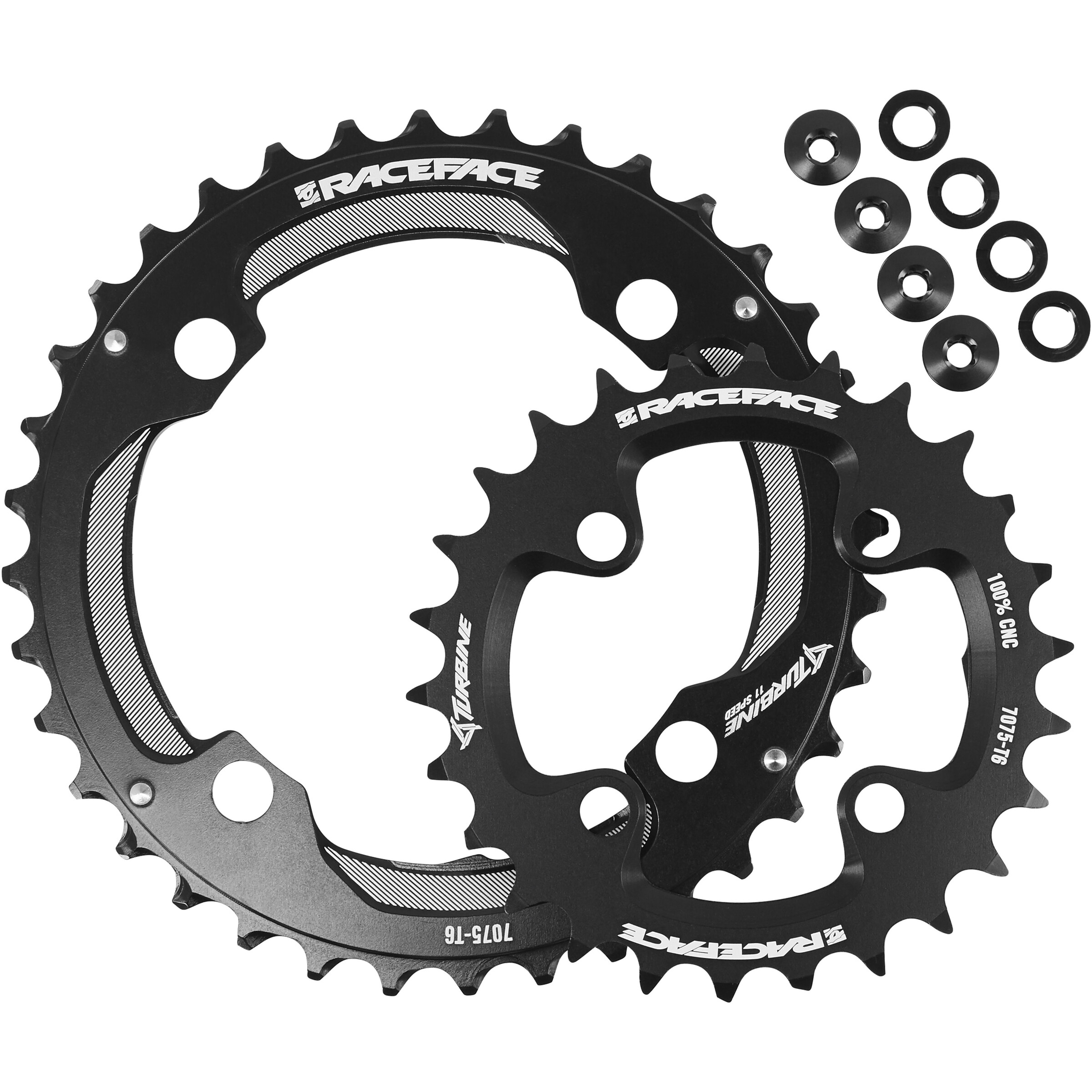 
Race Face Turbine 2X Chainring Set 104/64bcd 10sp 32/22