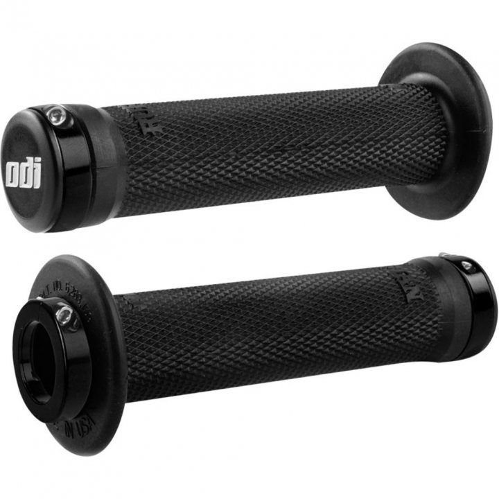 ODI Ruffian Bmx Lock-On Black w Black Clamp