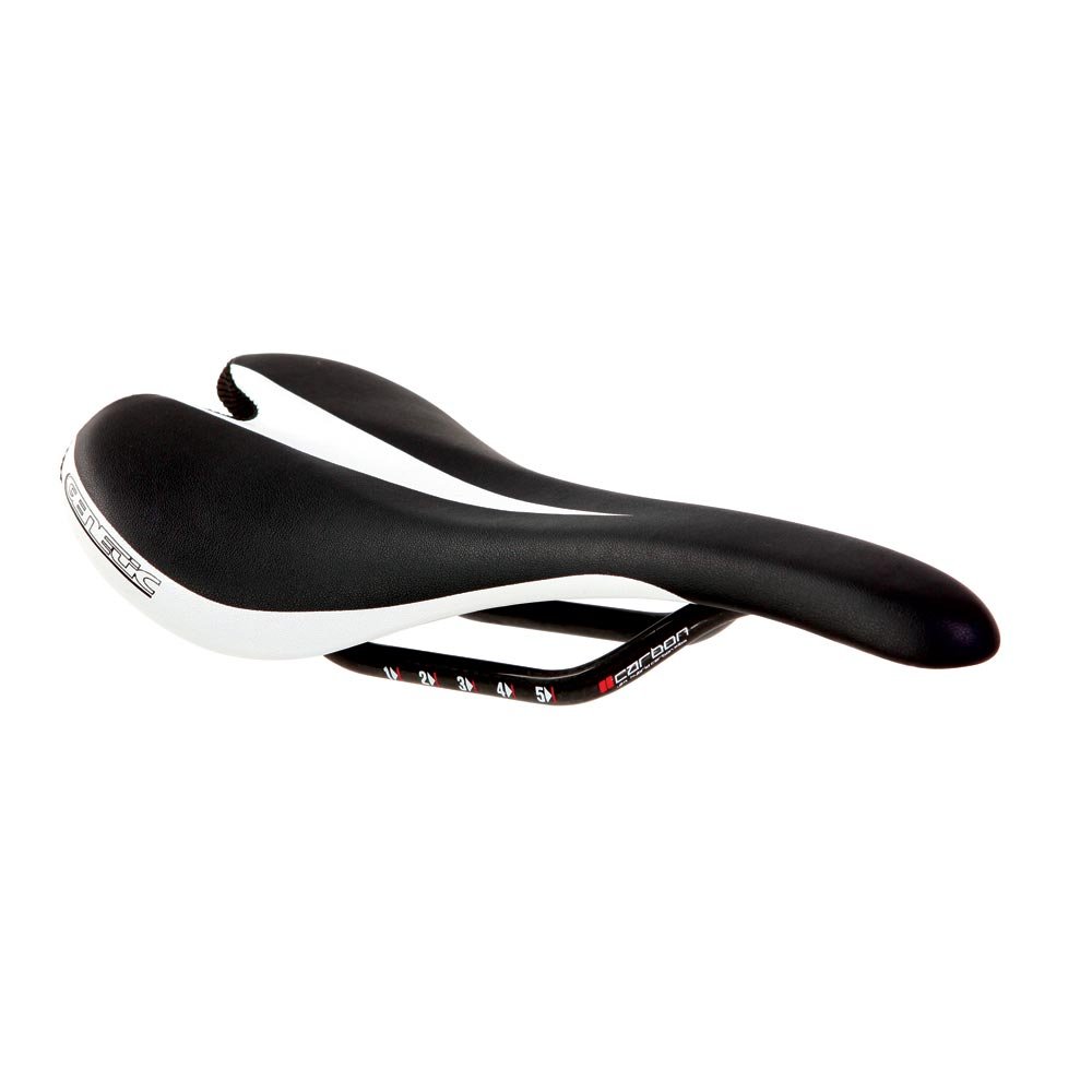 
Genetic Carbon Monocoque Race saddel 162g Black/White
