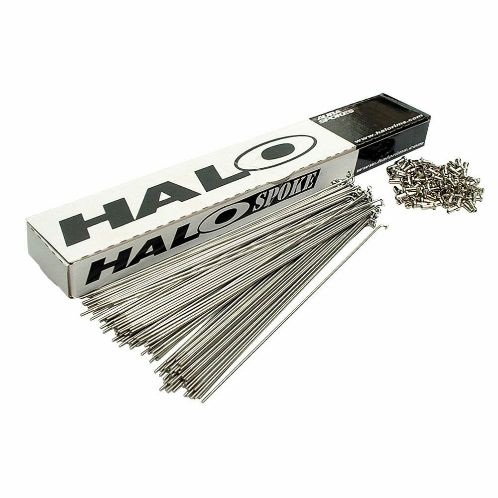 Halo Spokes 2mm100stk Stainless Steel Silver