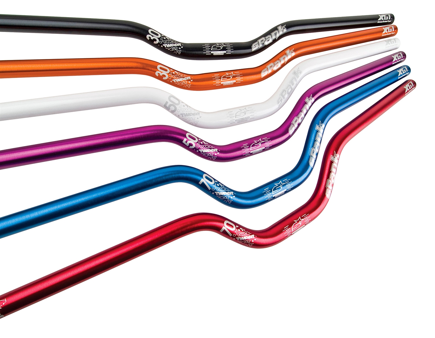 Spank Tweet Tweet Handlebar  710mm.x 25,4mm.ø in 30mm.-50mm or 70mm.rise.