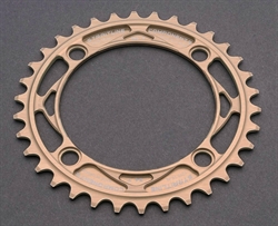 Straitline Race Chaimrings 104bcd Ti-Gold