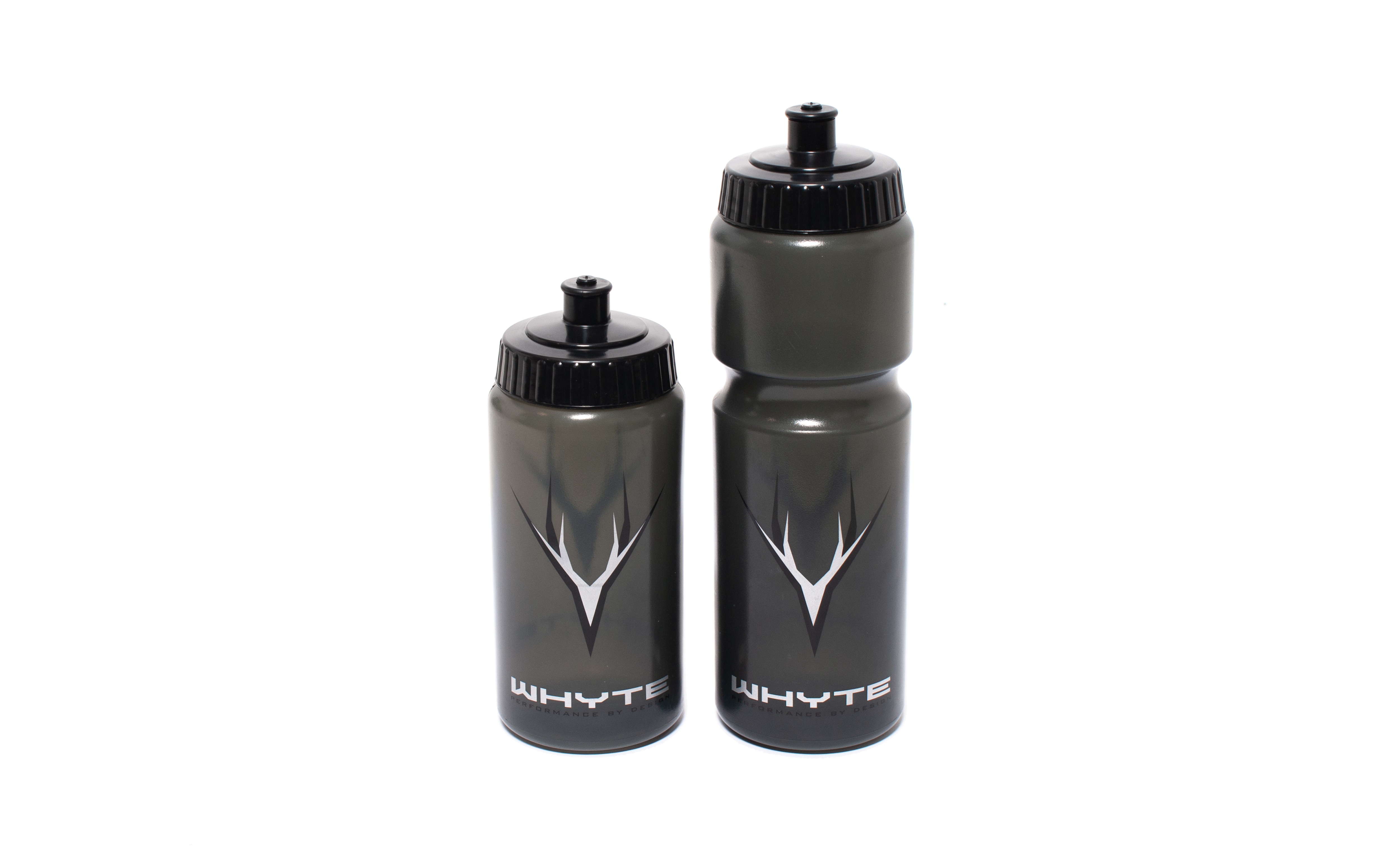 Whyte Whyte Water bottles 750ml Translucent Black/Black Top