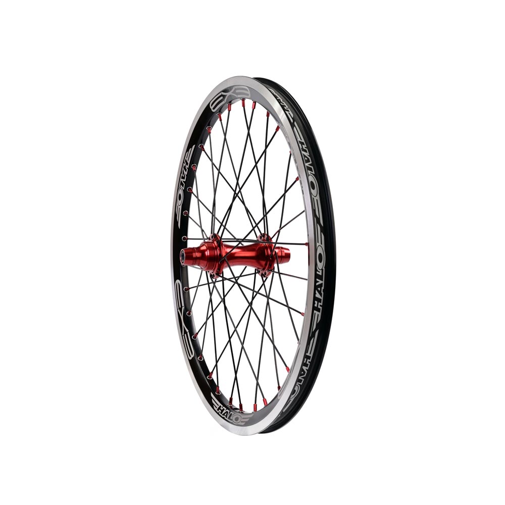 Halo White Line Road Disc Front Wheel 700C 12x100 Black