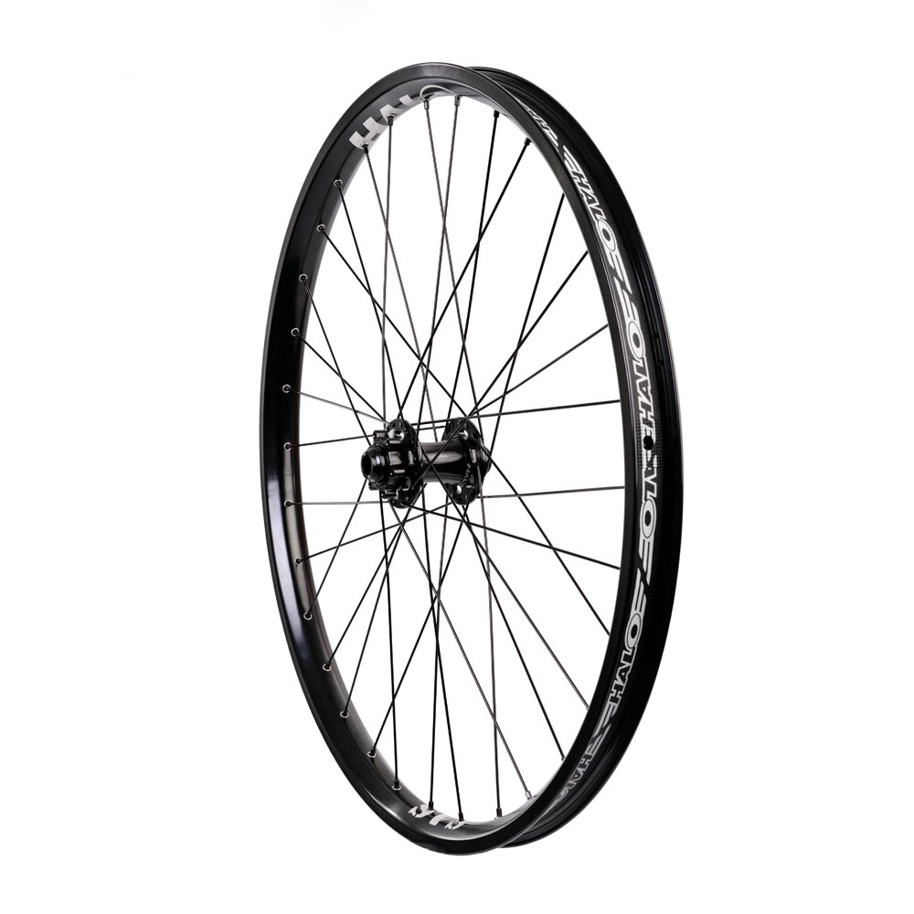 
Halo SAS Front Wheel 24" DJD Hub Non Disc 14mm Axel 36H Black