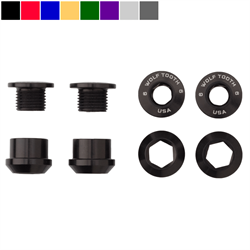 WolfTooth Chainring Bolts+Nuts (Set of 4) 6mm