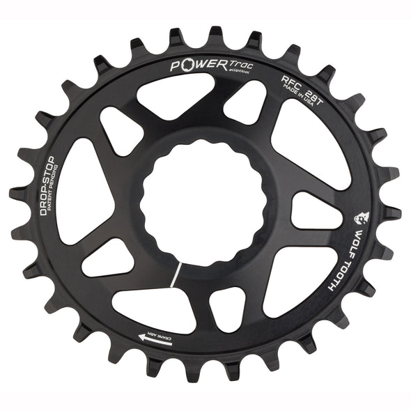 
WolfTooth Drop-Stop A Chainring Race Face Cinch (49mm chainline/ 6mm Offset Oval 28T