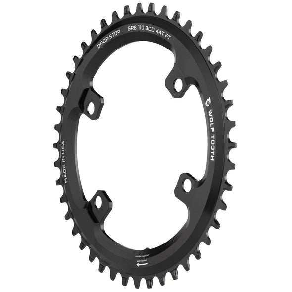 Wolf Tooth Drop-Stop B Chainring 110bcd Shimano GRX Asymetric