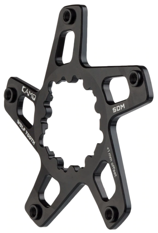 
WolfTooth Camo Spider Sram M5 Boost (52mm Chainline/3mm Offset) Black