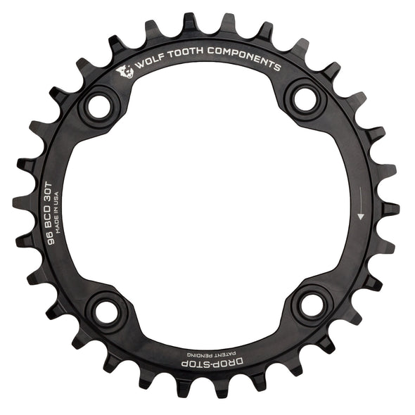 Wolf Tooth Drop-Stop A Chainring 96bcd Shimano Compact Symmetric